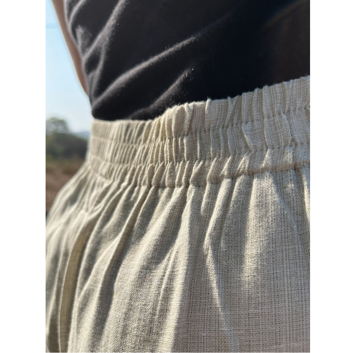 Grey Cotton Pants