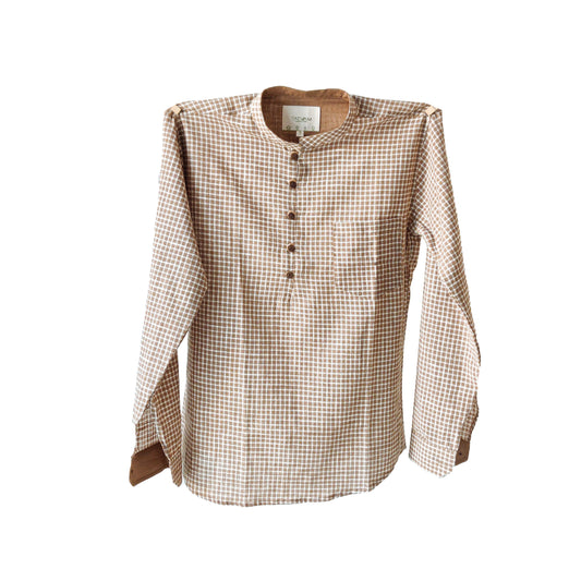 Beige Short Kurta